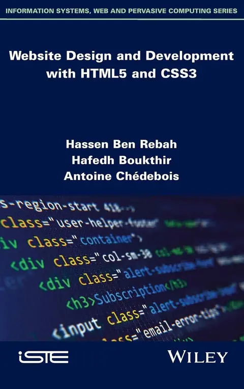 Cover of Website Design and Development with HTML5 and CSS3