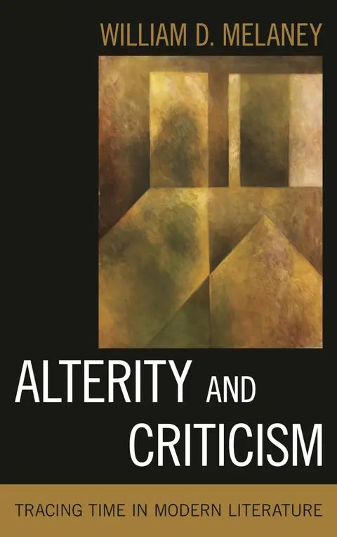 Cover of Alterity and Criticism
