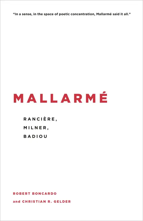 Cover of Mallarme