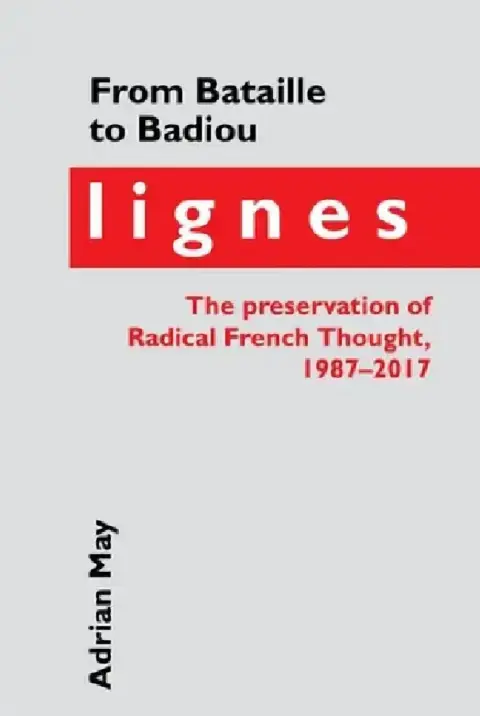 Cover of From Bataille to Badiou