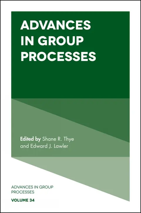 Cover of Advances in Group Processes