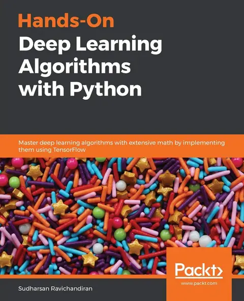 Cover of Hands-On Deep Learning Algorithms with Python
