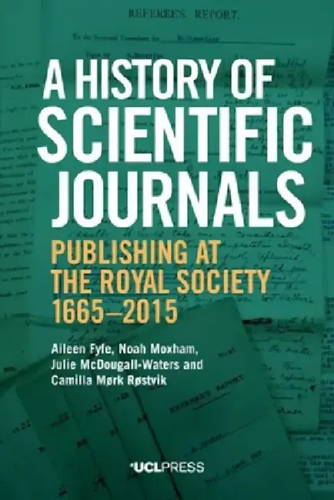 Cover of A History of Scientific Journals