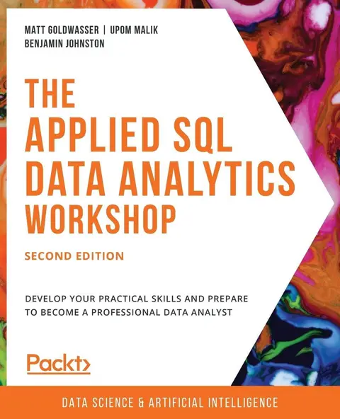 Cover of The Applied SQL Data Analytics Workshop