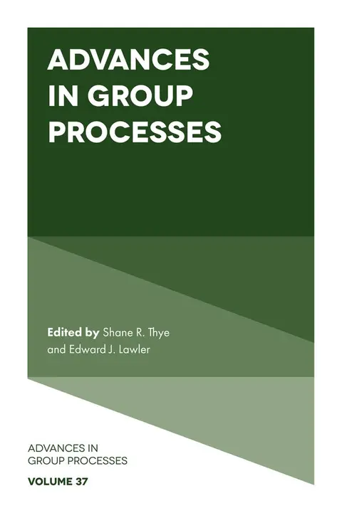 Cover of Advances in Group Processes