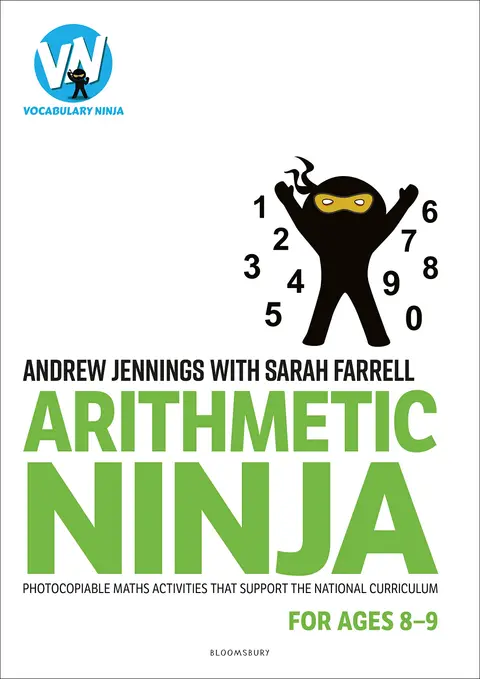 Cover of Arithmetic Ninja for Ages 8-9