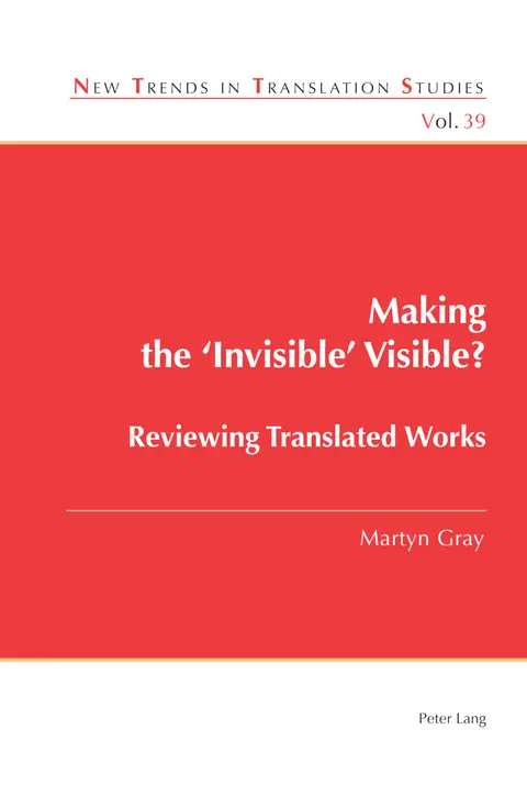 Cover of Making the ‘invisible’ Visible?