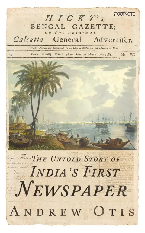 Cover of Hicky's Bengal Gazette