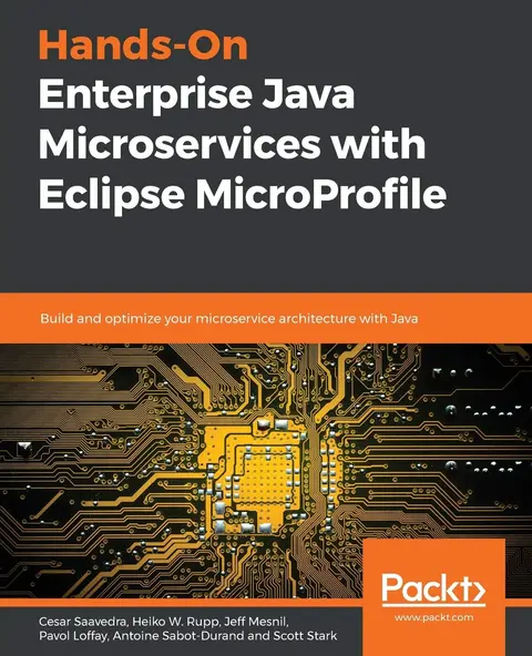 Cover of Hands-On Enterprise Java Microservices with Eclipse MicroProfile