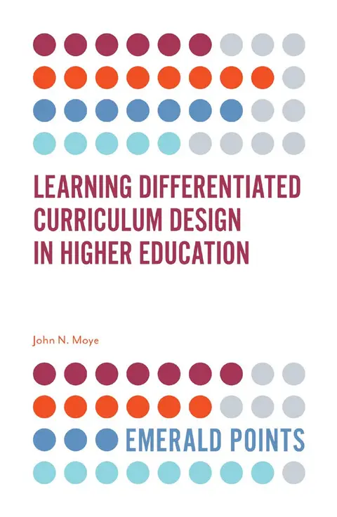 Cover of Learning Differentiated Curriculum Design in Higher Education