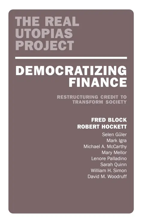 Cover of Democratizing Finance