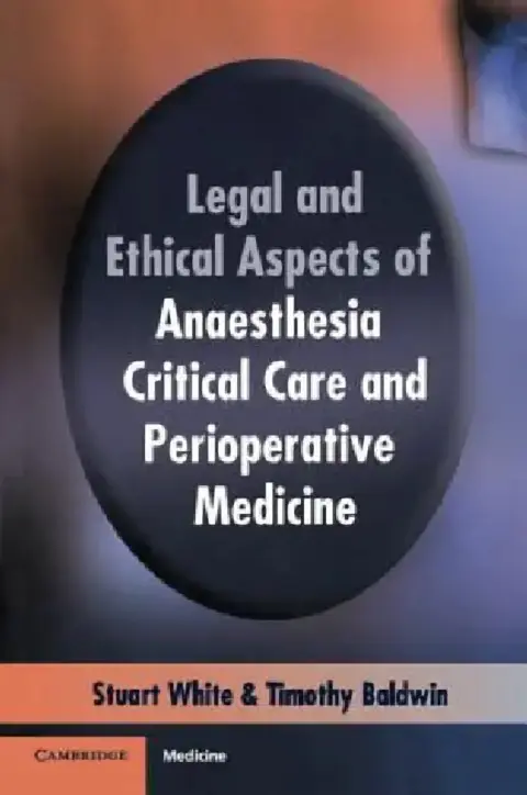 Cover of Legal Ethic Anas Crit Care Peri Med