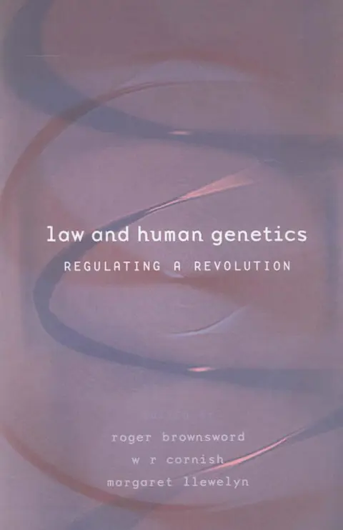 Cover of Law and Human Genetics