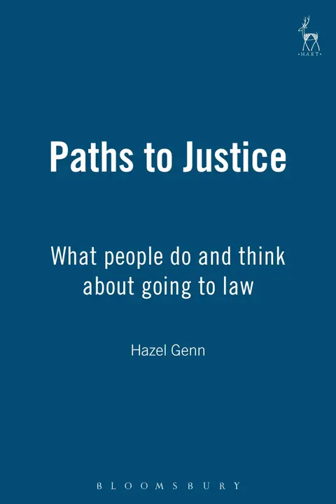 Cover of Paths to Justice