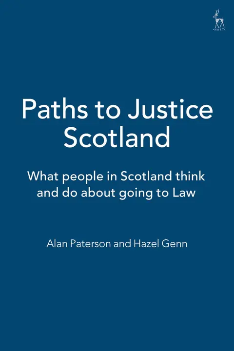 Cover of Paths to Justice Scotland