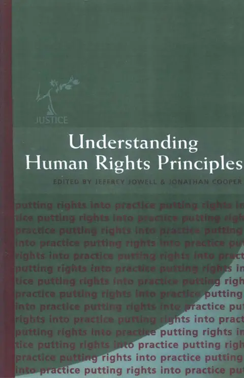 Cover of Understanding Human Rights Principles