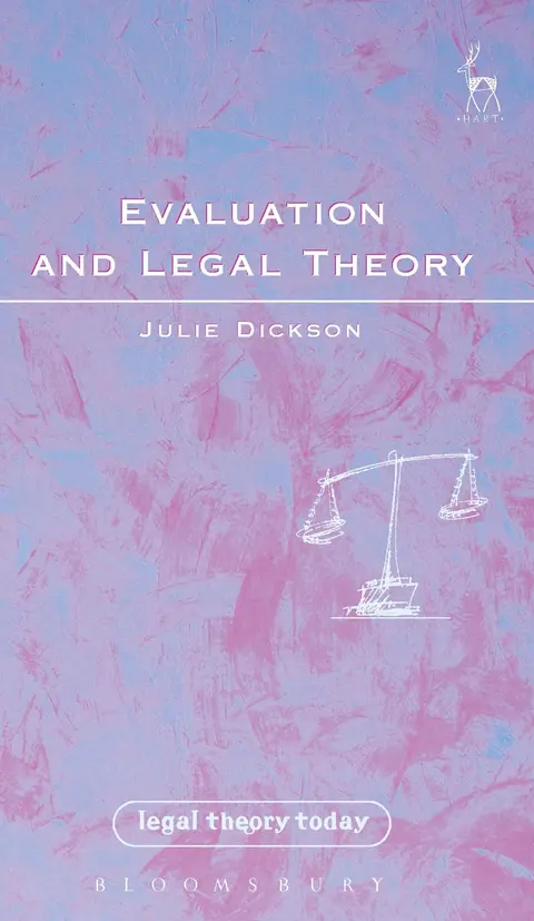 Cover of Evaluation and Legal Theory