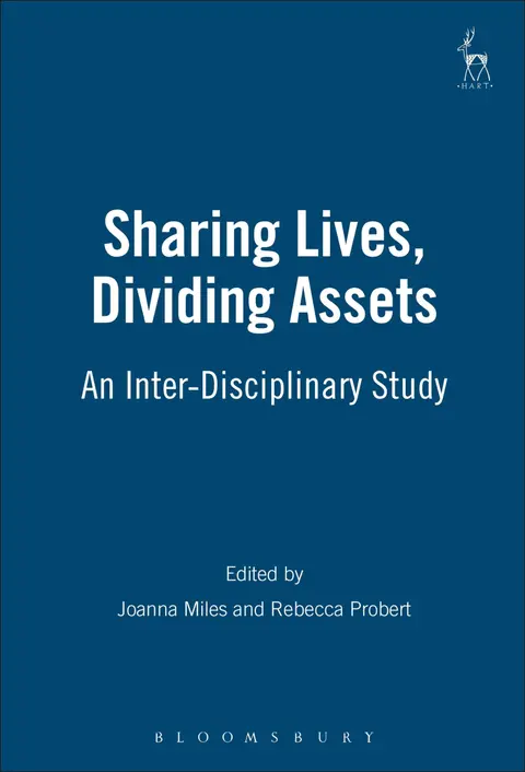 Cover of Sharing Lives, Dividing Assets