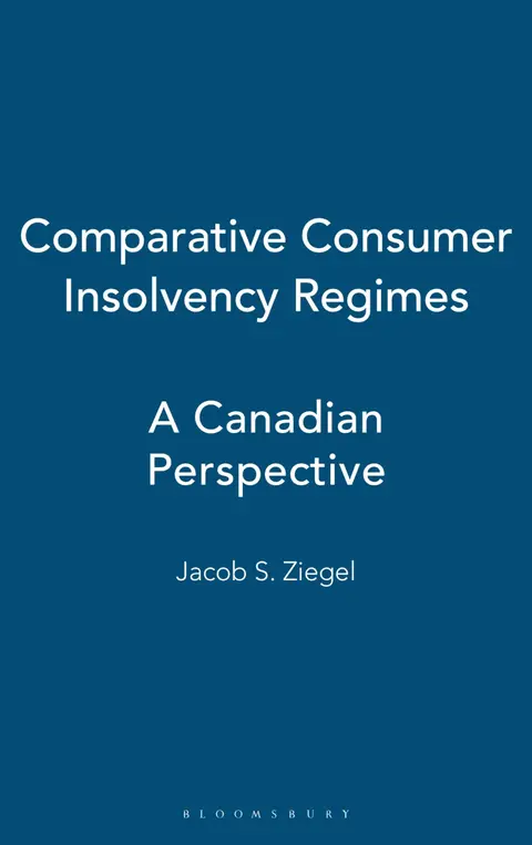Cover of Comparative Consumer Insolvency Regimes