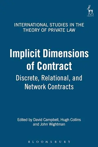 Cover of Implicit Dimensions of Contract