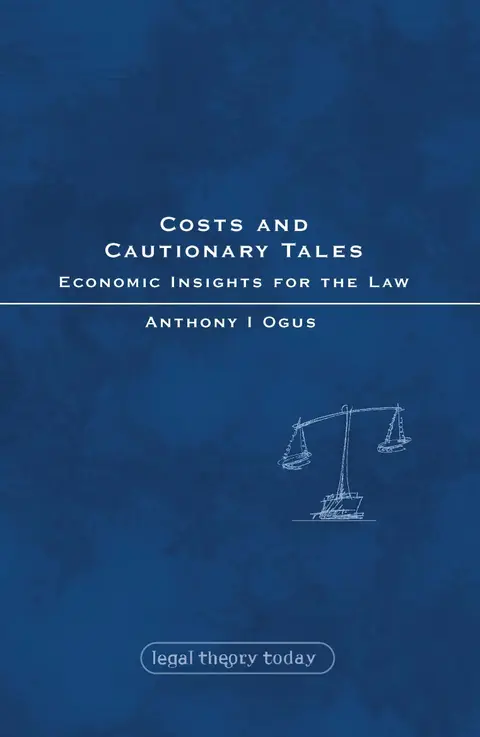 Cover of Costs and Cautionary Tales