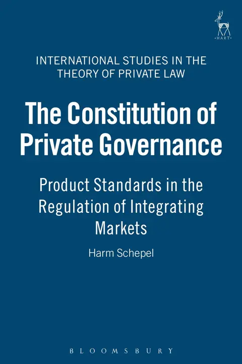 Cover of The Constitution of Private Governance