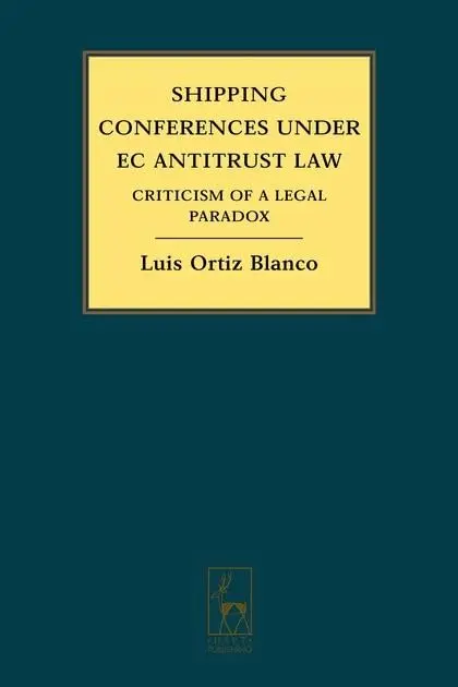 Cover of Shipping Conferences Under EC Antitrust Law