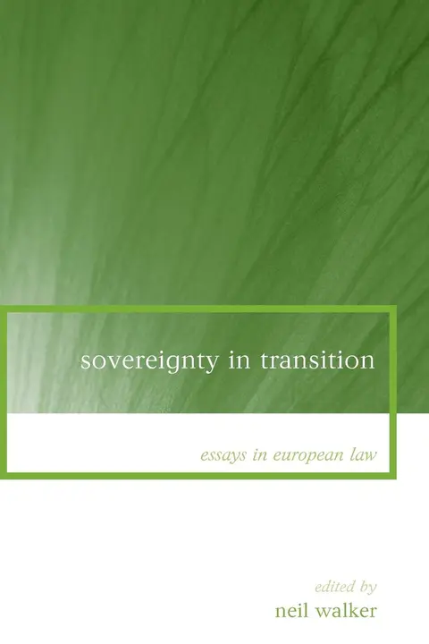 Cover of Sovereignty in Transition