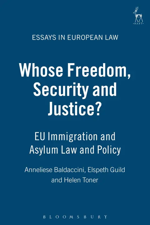 Cover of Whose Freedom, Security and Justice?