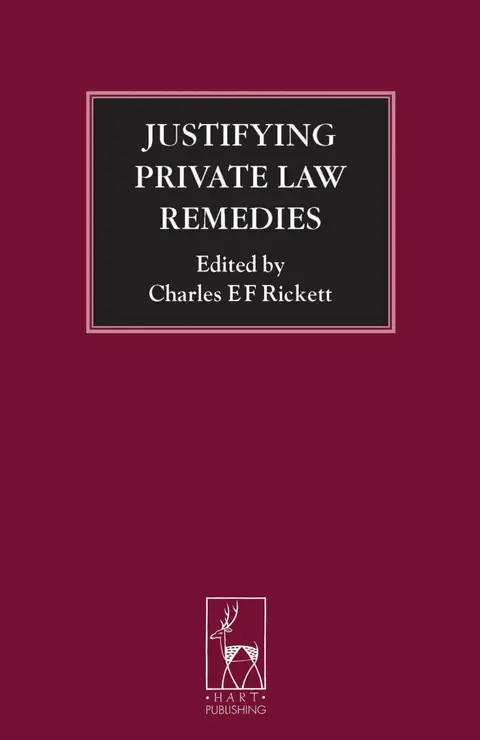 Cover of Justifying Private Law Remedies