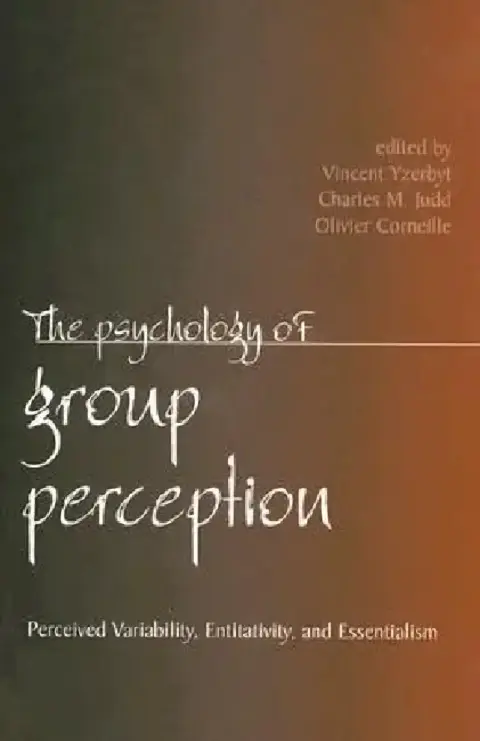 Cover of The Psychology of Group Perception