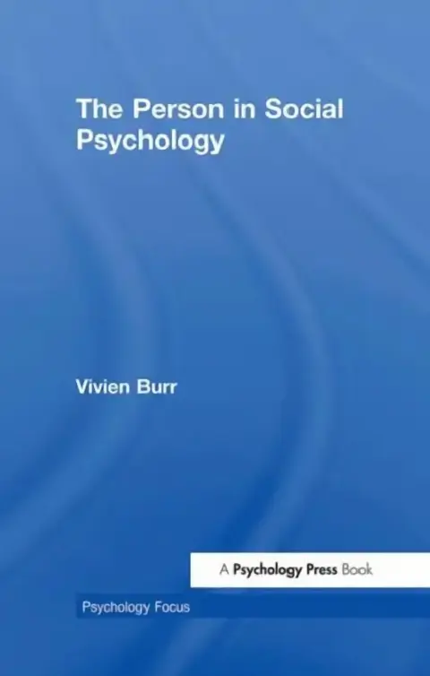 Cover of The Person in Social Psychology