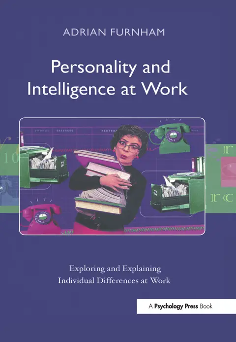 Cover of Personality and Intelligence at Work