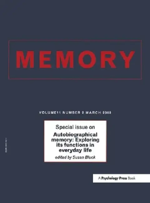 Cover of Autobiographical Memory