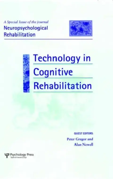 Cover of Technology in Cognitive Rehabilitation