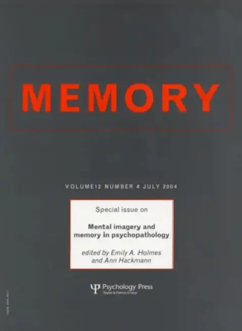 Cover of Mental Imagery and Memory in Psychopathology