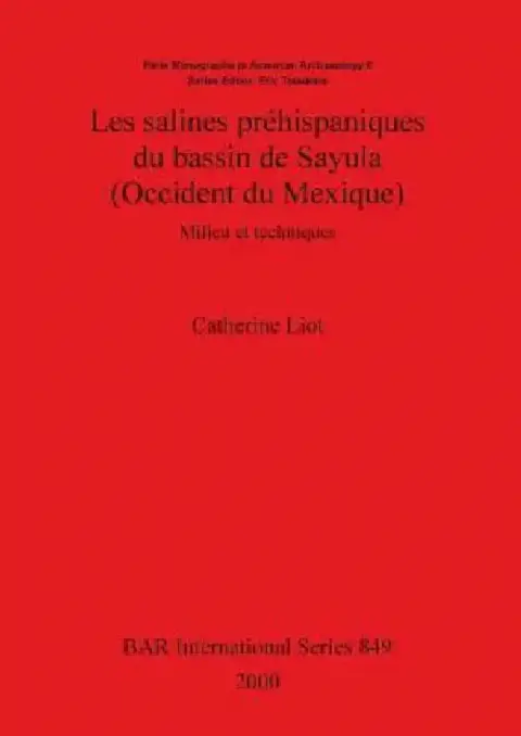 Cover of Les salines préhispaniques du bassin de Sayula (Occident du Mexique)
