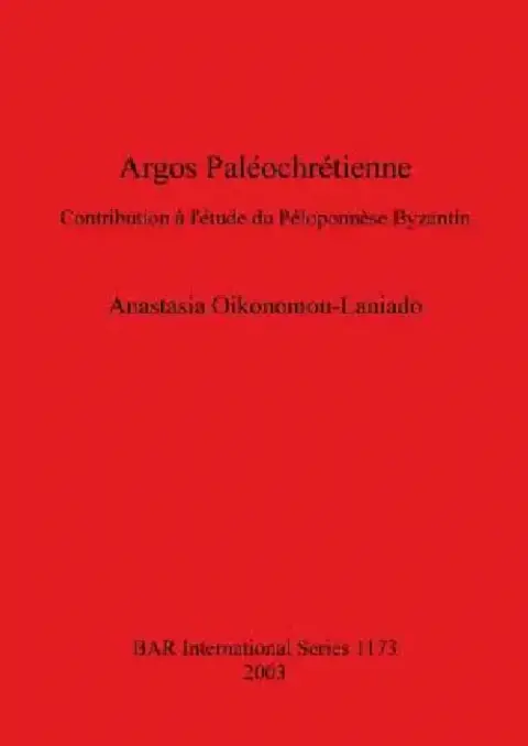 Cover of Argos Paléochrétienne