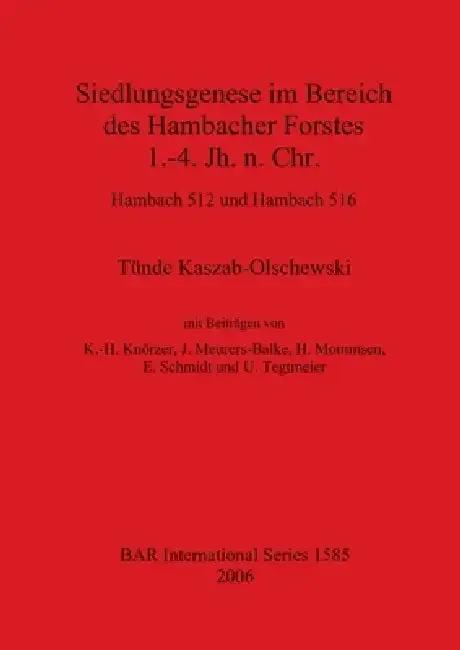 Cover of Siedlungsgenese im Bereich des Hambacher Forstes 1.-4. Jh. n. Chr.
