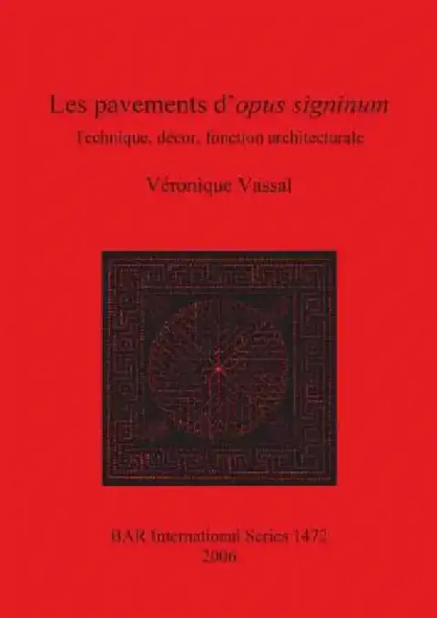 Cover of Les pavements d'opus signinum