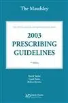 Cover of Maudsley 2003 Prescribing Guidelines