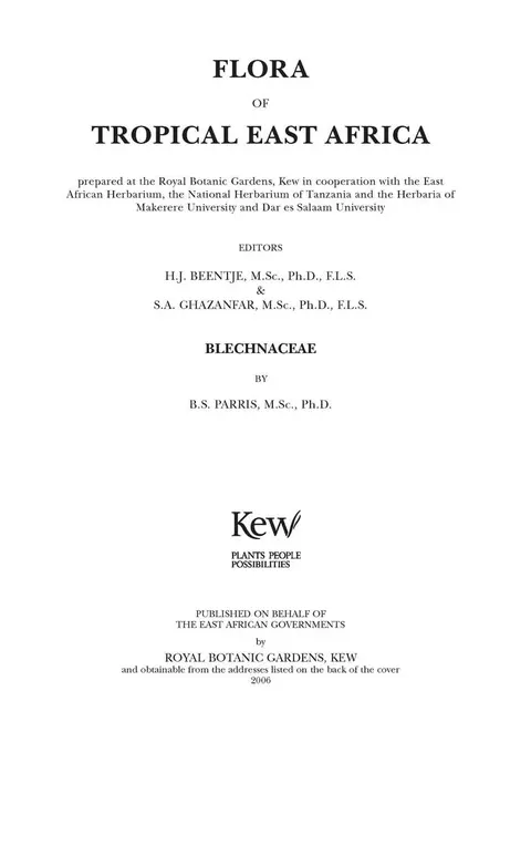 Cover of Blechnaceae