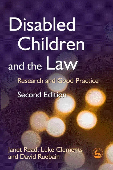 Cover of Disabled Children and the Law