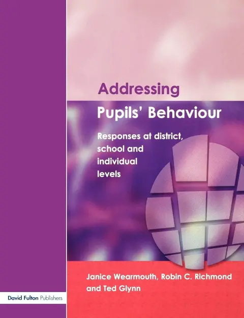 Cover of Addressing Pupil's Behaviour