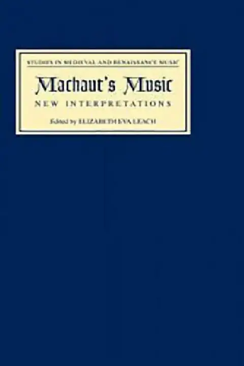 Cover of Machaut's Music