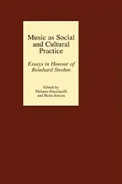 Cover of Music as Social and Cultural Practice