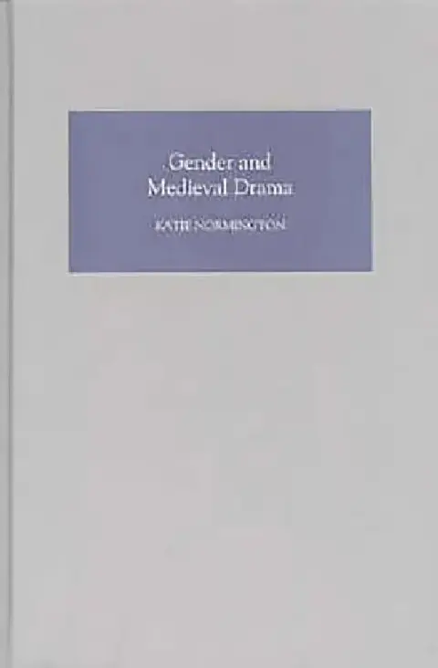 Cover of Gender and Medieval Drama