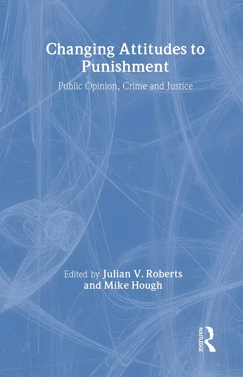 Cover of Changing Attitudes to Punishment