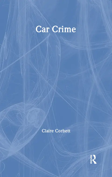 Cover of Car Crime