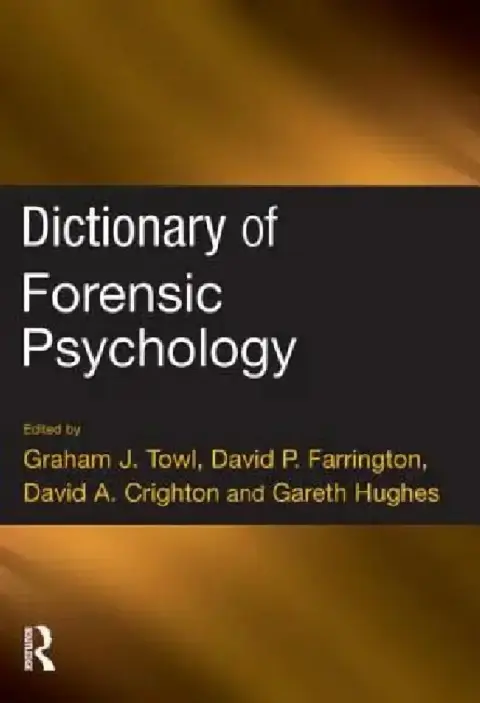 Cover of Dictionary of Forensic Psychology